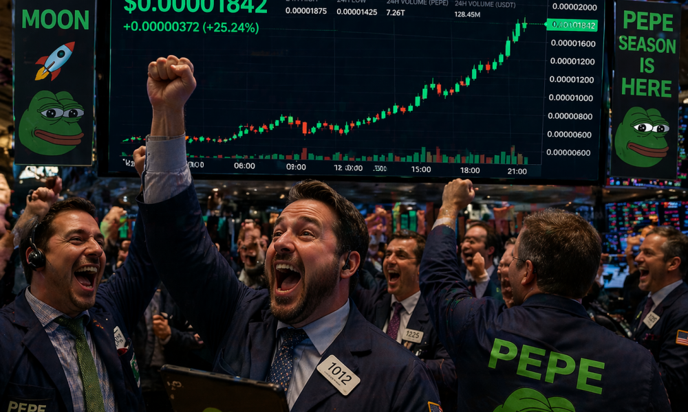 A bullish PEPE chart