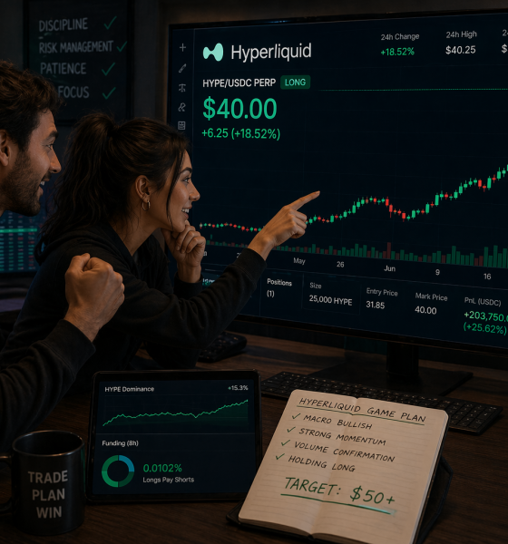 Analyzing a bullish HYPE chart