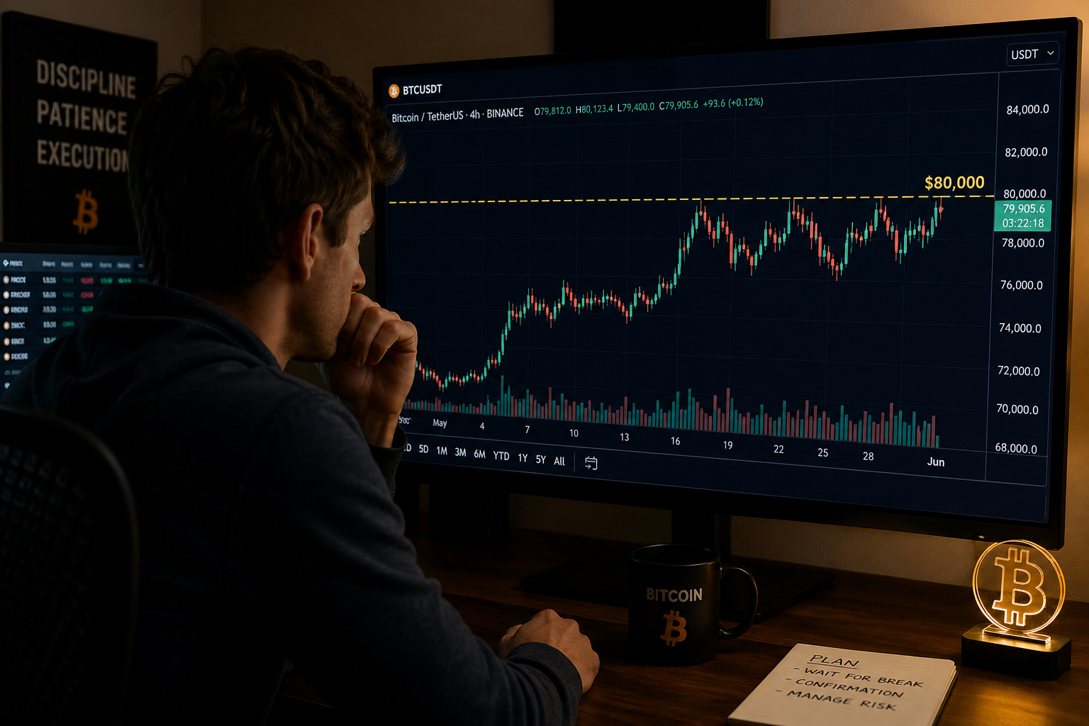 analyzing Bitcoin's price at $80k