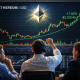 Traders staring at a bullish ethereum chart