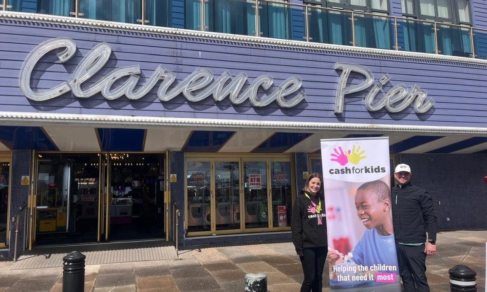 Clarence Pier makes major donation to Cash for Kids South Coast in tribute to Portsmouth's children