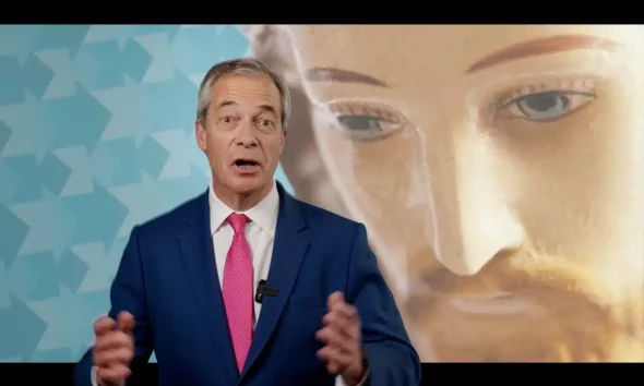 Farage uses Christ's resurrection as an excuse to moan