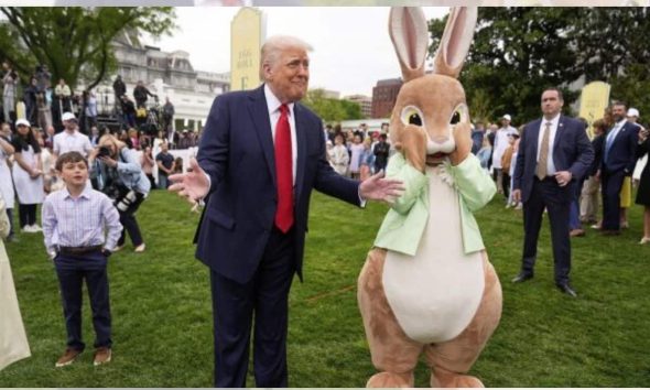 Trump praises Allah in bizarre Easter message
