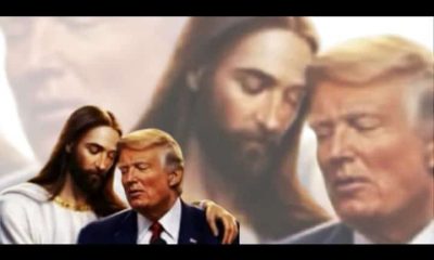 Images of Trump with Jesus