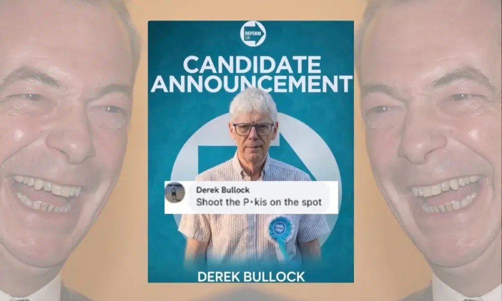 Reform welcomes 'shoot the p*kis' scandal ex-Tory