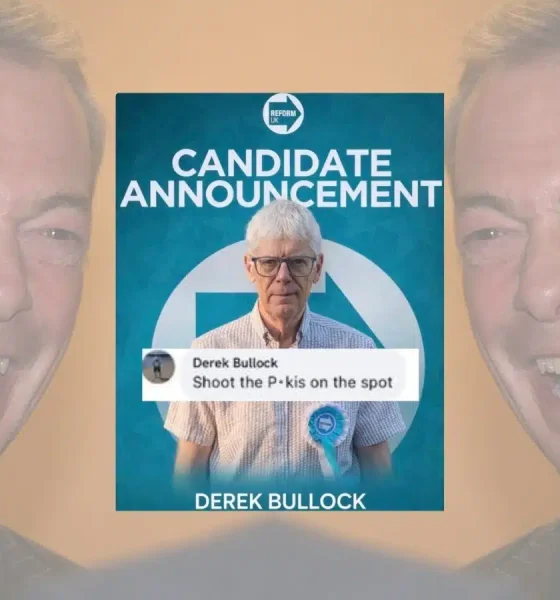 Reform welcomes 'shoot the p*kis' scandal ex-Tory