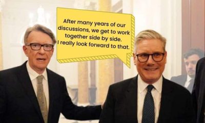 Peter Mandelson and Keir Starmer