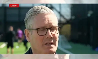 Keir Starmer looking defeated