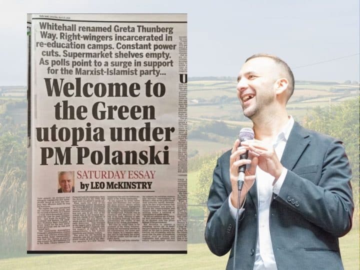 Zack Polanski and a Daily Mail headline