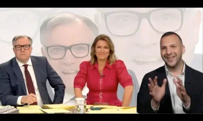 Zack Polanski talking to Ed Balls