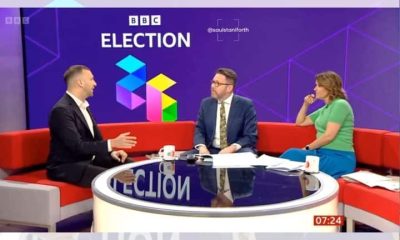 Zack Polanski being interviewed on the BBC programme