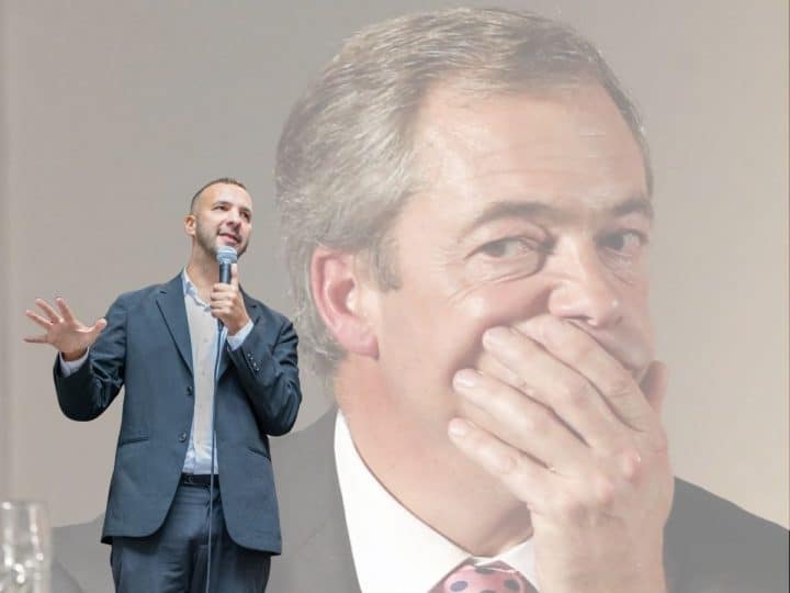 Zack Polanski and Nigel Farage