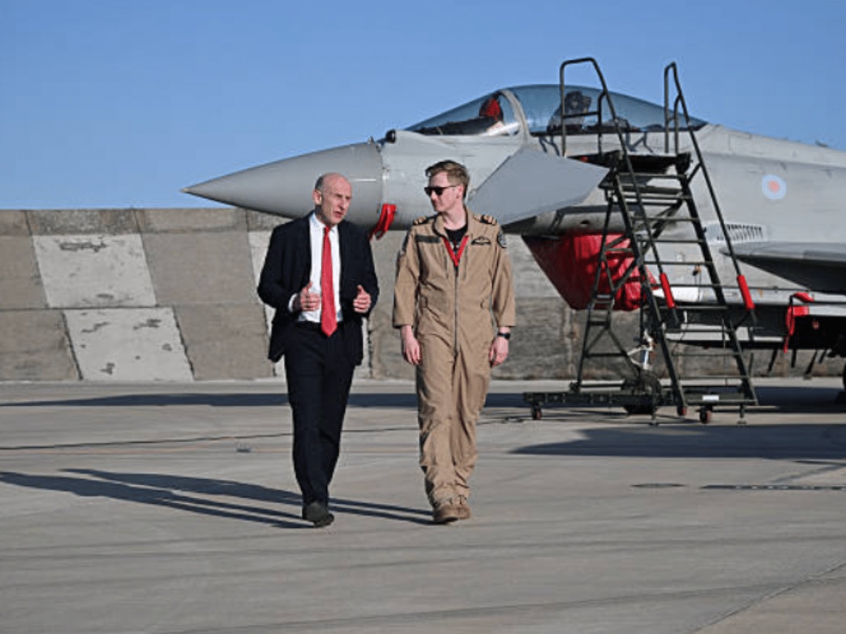 Cyprus is being used as a British military base