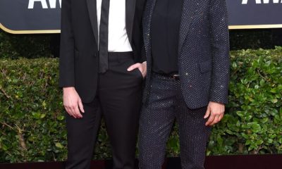 Ellen DeGeneres and Portia de Rossi at the 77th Golden Globe Awards
