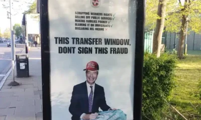 Anti-Reform poster by fan group London Solidarity Football