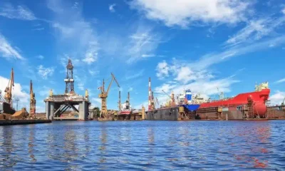 Image of a shipyard illustrating Filipino workers facing forced return