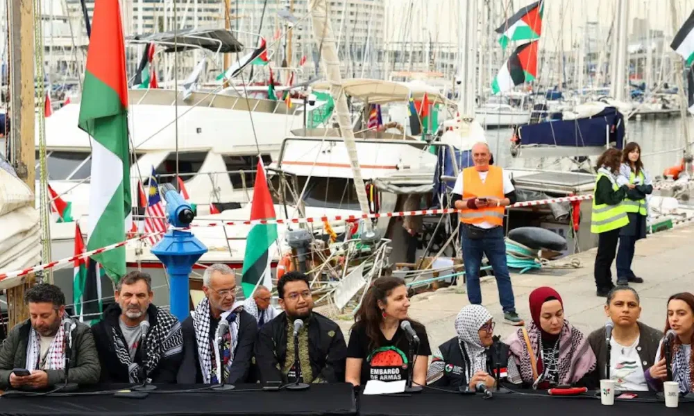 Second Global Sumud Flotilla sets sail from Barcelona to Gaza