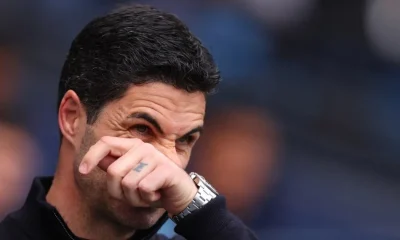 Patrick Vieira 'disappointed' Mikel Arteta substituted Arsenal star in Man City defeat | Football