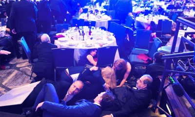 GettyImages-2273149621 white house correspondents dinner shooting karoline leavitt melania trump donald