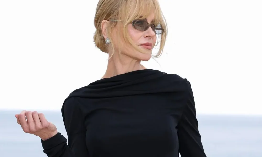 Nicole Kidman wows Chanel Cruise in backless black dress