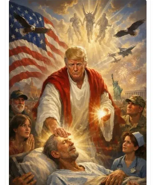 Donald Trump as Jesus