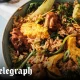 Chinese-style chicken and egg fried rice