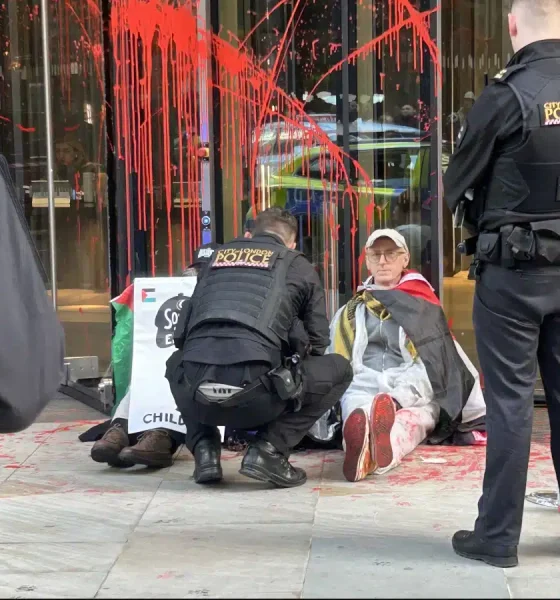 People Against Genocide once again target Elbit's insurers