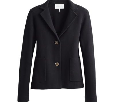 A black blazer