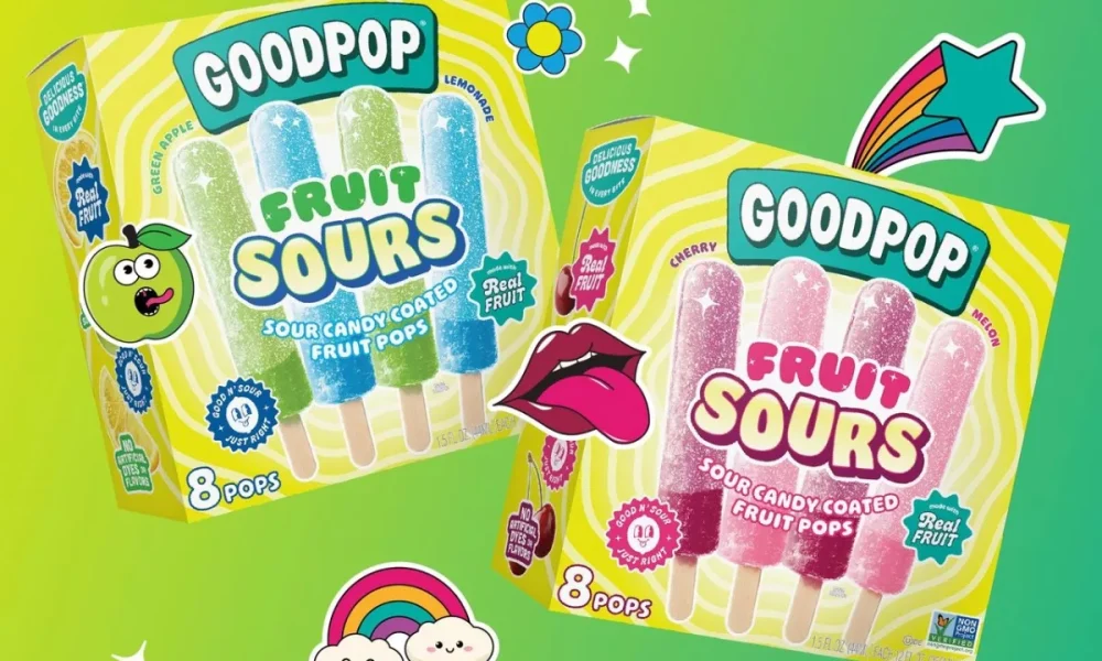 GoodPop debuts sour frozen novelties