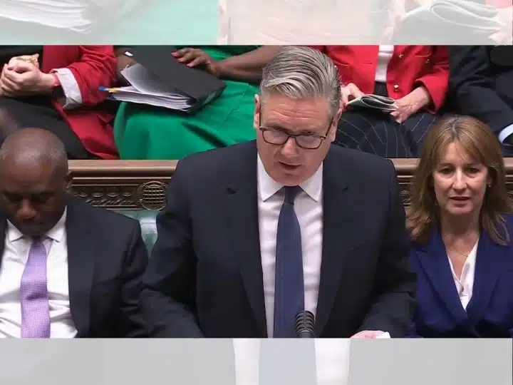 Keir Starmer in Parliament