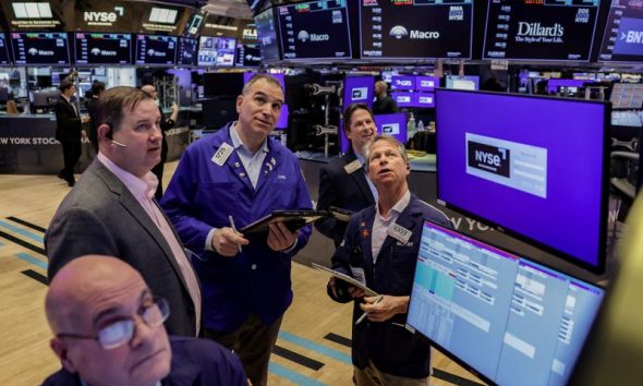 Wall Street inches lower as investors assess Middle East developments