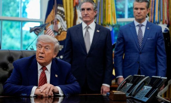 Trump’s budget proposes massive defense spending with 10% cut to other federal programs