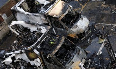 UK charges three men with arson over attack on Jewish community ambulances