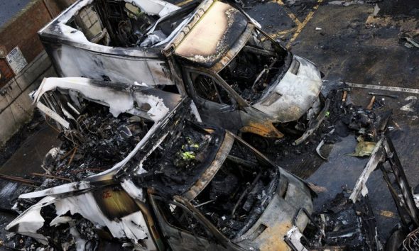 UK charges three men with arson over attack on Jewish community ambulances