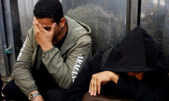 Israeli strike kills at least six at Gaza police checkpoint, medics say