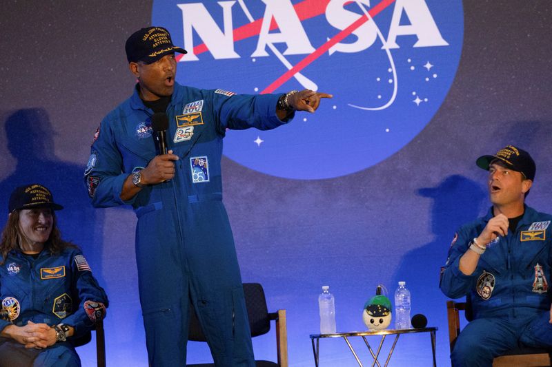 Circling the moon, a Black astronaut inspires millions