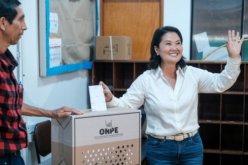 Keiko Fujimori leads Peru’s presidential vote with 16.6%, shows early exit poll from Ipsos Peru