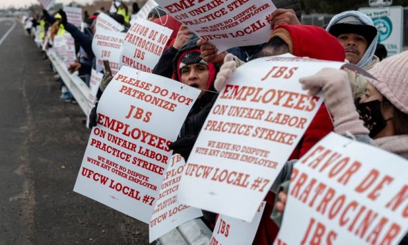 Meatpacker JBS reaches tentative agreement with striking Colorado workers