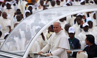 Tens of thousands gather outside Angolan capital for Pope Leo Mass