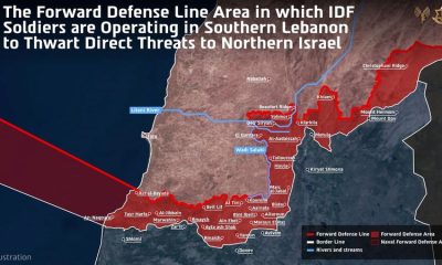 Israeli military publishes map of south Lebanon territory under its control