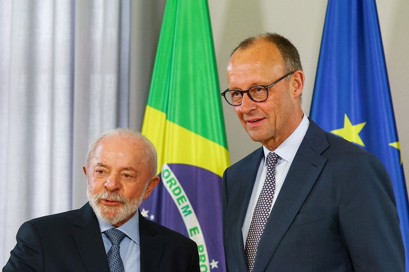 Germany’s Merz, Brazil’s Lula stress close European-Brazilian cooperation