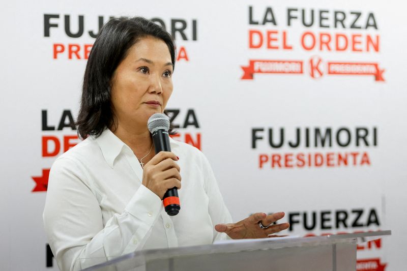 Peru’s Fujimori, leftist Sanchez deadlocked in presidential runoff poll