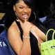 Megan Thee Stallion courtside.