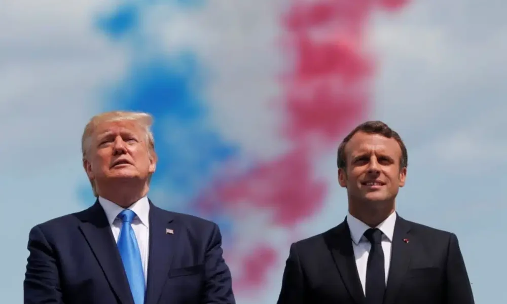 Macron tells deranged Trump to 'be serious'