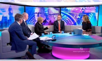 Margaret Hodge on BBC Newsnight defends asking a friend for a job in No 10 in conversation with Victoria Derbyshire over Keir Starmer's Matthew Doyle and Peter Mandelson scandal