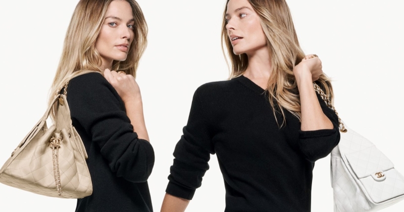 Margot Robbie Chanel 25 Bag Campaign