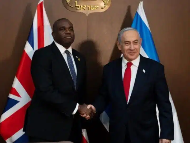 Starmer FCDO Lammy Netanyahu