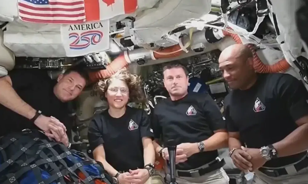 Artemis II crew fall silent on call to Trump and it's comedy gold