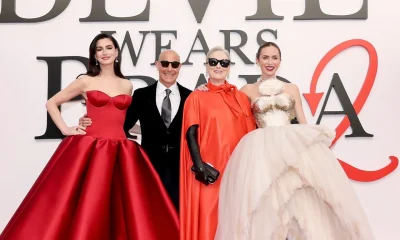 On the Scene at The Devil Wears Prada 2 World Premiere: Anne Hathaway in Louis Vuitton, Meryl Streep in Red Givenchy, Emily Blunt in Schiaparelli, and More!