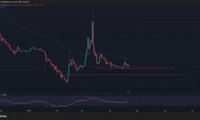 Pi Network price and RSI chart.